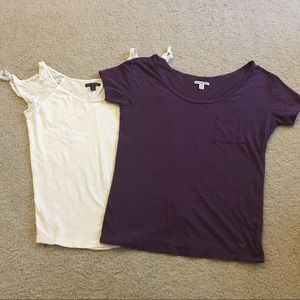 Lot of 2 American Eagle short sleeves t shirts top